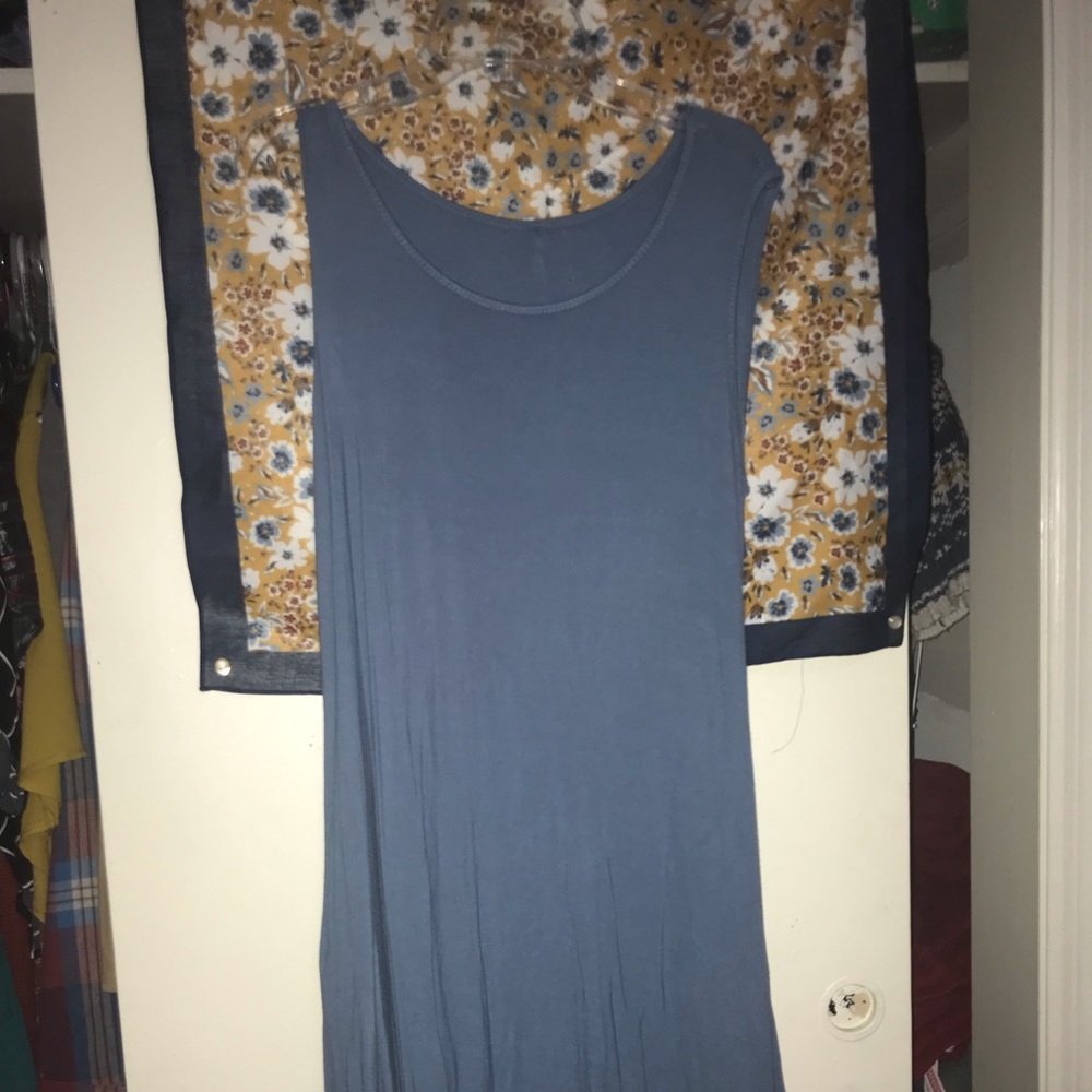 soft blue dress!